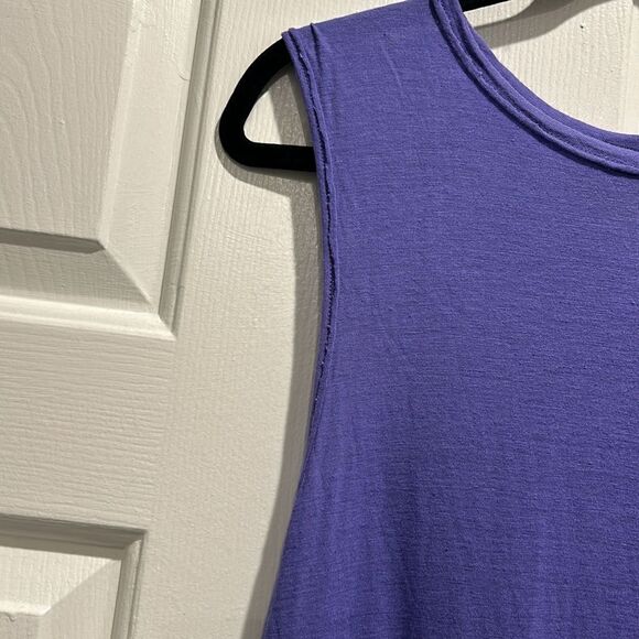 Chaser Purple Sleeveless Top, Size Medium - Picture 4 of 8